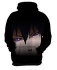 Blusa de Moletom Capuz Canguru Anime Naruto Sasuke 12_x000D_