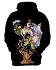 Blusa de Moletom Capuz Canguru Anime Yu Yu Hakosho 1_x000D_