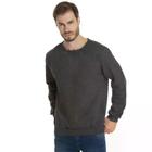 Blusa de Moletom Careca Masculino Básico Liso sem Capuz