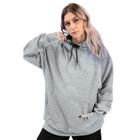 Blusa De Moletom Feminina Blusa De Frio Com Bolso Canguru e Capuz