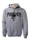 Blusa De Moletom Masculina Plus size Justiceiro Punisher XG até XG8