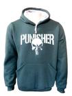 Blusa De Moletom Masculina Plus size Justiceiro Punisher XG até XG8