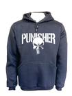 Blusa De Moletom Masculina Plus size Justiceiro Punisher XG até XG8