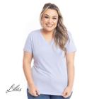 Blusa Decote V Tamanhos Grandes Básica Plus Size Premium