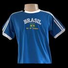 Blusa Do Brasil Bandeira Bordada Unissex - Azul Claro