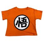 Blusa Dragon Ball Goku Blusinha Camiseta Cropped Feminino Baby Look Sf501