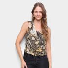 Blusa Eagle Rock Animal Print Snake Feminina