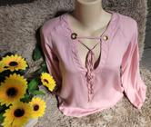 Blusa em Viscose Feminino Adulto