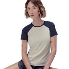 Blusa Esportiva Hering Raglan Proteção UV 50+ Off White