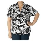 Blusa Estampada Decote V Rovitex S01292-RV23