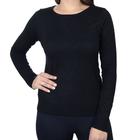 Blusa Feminina Alpelo Tricot Suéter Preto - 10900427