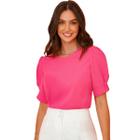 Blusa Feminina Basic Pregas Laterais D Ritz