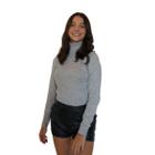 Blusa Feminina Cacharrel De Lã Canelada Inverno Segunda Pele Suéter - ILOOKS