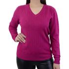 Blusa Feminina City Lady Tricot Plus Size Pink - 658100