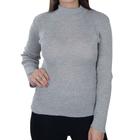 Blusa Feminina Darluam Tricot Cacharrel Cinza - 003-U