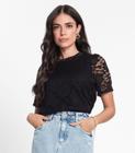 Blusa Feminina De Renda Endless Preto