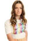 Blusa Feminina Energies Rovitex Teen Bege