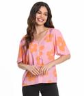 Blusa Feminina Estampada Endless Rosa