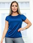 Blusa Feminina Fitness em Dry Fit para Academia Seca Rápido com Detalhe nas Costas