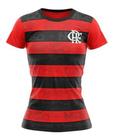 Blusa Feminina Flamengo Licenciada Shout Rubro Negra