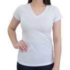 Blusa Feminina LZT Gola V Canelada Branca - 401