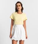 Blusa Feminina Meia Malha 30 Básica KO Amarelo