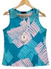 Blusa Feminina Plus Size Estampada, Regata