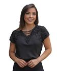 Blusa Feminina Plus Size G1 G2 G3 G4 Bata Elegante Festa