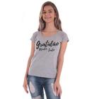 Blusa Feminina T-shirt Algodão Blusinha Estampada Baby Look