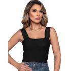 Blusa Feminina Top Liso Cropped Alcinha Moda Modal Lançamento