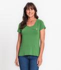 Blusa Feminina Viscotorcion Básica Rovitex Verde