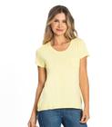 Blusa Feminina Viscotorcion Com Bolso Rovitex Verde