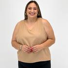 Blusa Formitz Plus Size Regata Básica Feminina