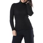 Blusa Gola Alta Preta KPR 80036 Ribana