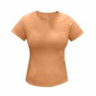 Blusa Hering Básica Feminina Manga Curta Slim Laranja