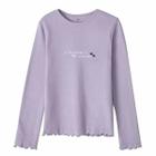 Blusa Hering Infantil Manga Longa Menina Em Ribana Roxo