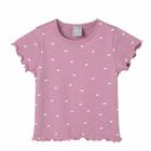 Blusa Hering Infantil Menina Estampada Lilás