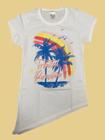 Blusa Infantil Assimétrica Tropical Paradise Menina