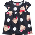 Blusa Infantil Feminina Kyly Meia Malha