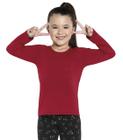 Blusa Infantil Feminina Manga Longa Rovitex Kids Rosa