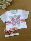 Blusa Infantil Kukie Verão Borboleta