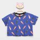 Blusa Infantil Kyly Cropped Box Skate