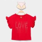 Blusa Infantil Kyly Love Menina