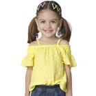 Blusa Infantil Look Jeans Laise Amarelo