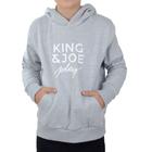 Blusa Infantil Masculina King & Joe Moletom Slim Cinza - MO0