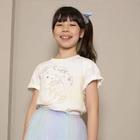 Blusa Infantil Menina Manga Curta Strass