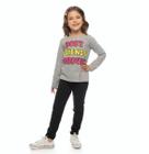 Blusa Infantil Menina Manga Longa Best Friend Forever