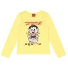 Blusa Infantil Menina Manga Longa Turma da Monica Brandili 55077