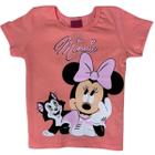 Blusa Infantil Menina Minnie -Disney- Rosa