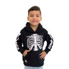 Blusa Infantil Moletom Menino Canguru Touca Bolso Gangster